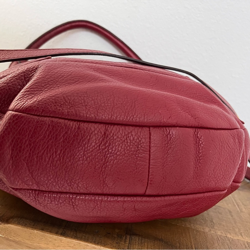 Marc by Marc Jacobs Red Leather Hobo Bag - Picture 8 of 12